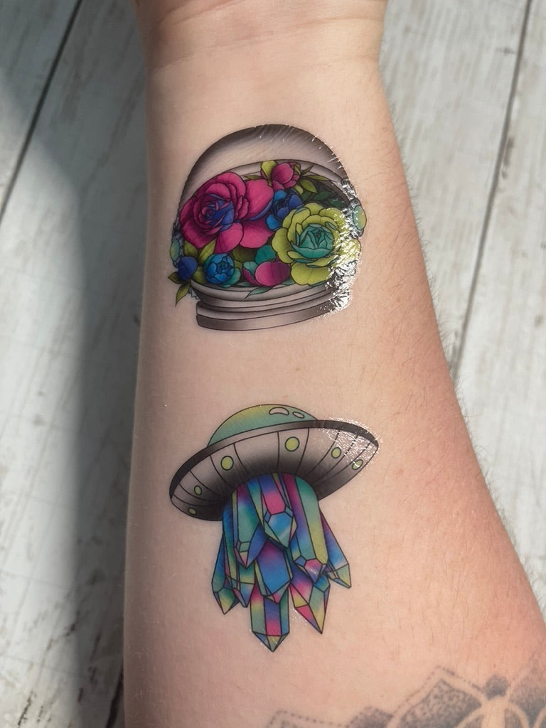 Celestial Cycle Set Semi-Permanent Tattoo. Lasts 1-2 weeks. Painless and  easy to apply. Organic ink. Browse more or create your own. | Inkbox™ |  Semi-Permanent Tattoos